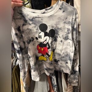 Mickey Mouse Tie-Dye Long Sleeve TShirt